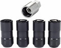 Wheel Lock Nut Set, 4 Pack, Cone Seat, M14 x 1.5, 21mm & 22mm Dual Hex, Black H9132
