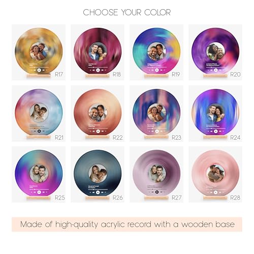 Decorative Vinyl Record with Custom Photo N493