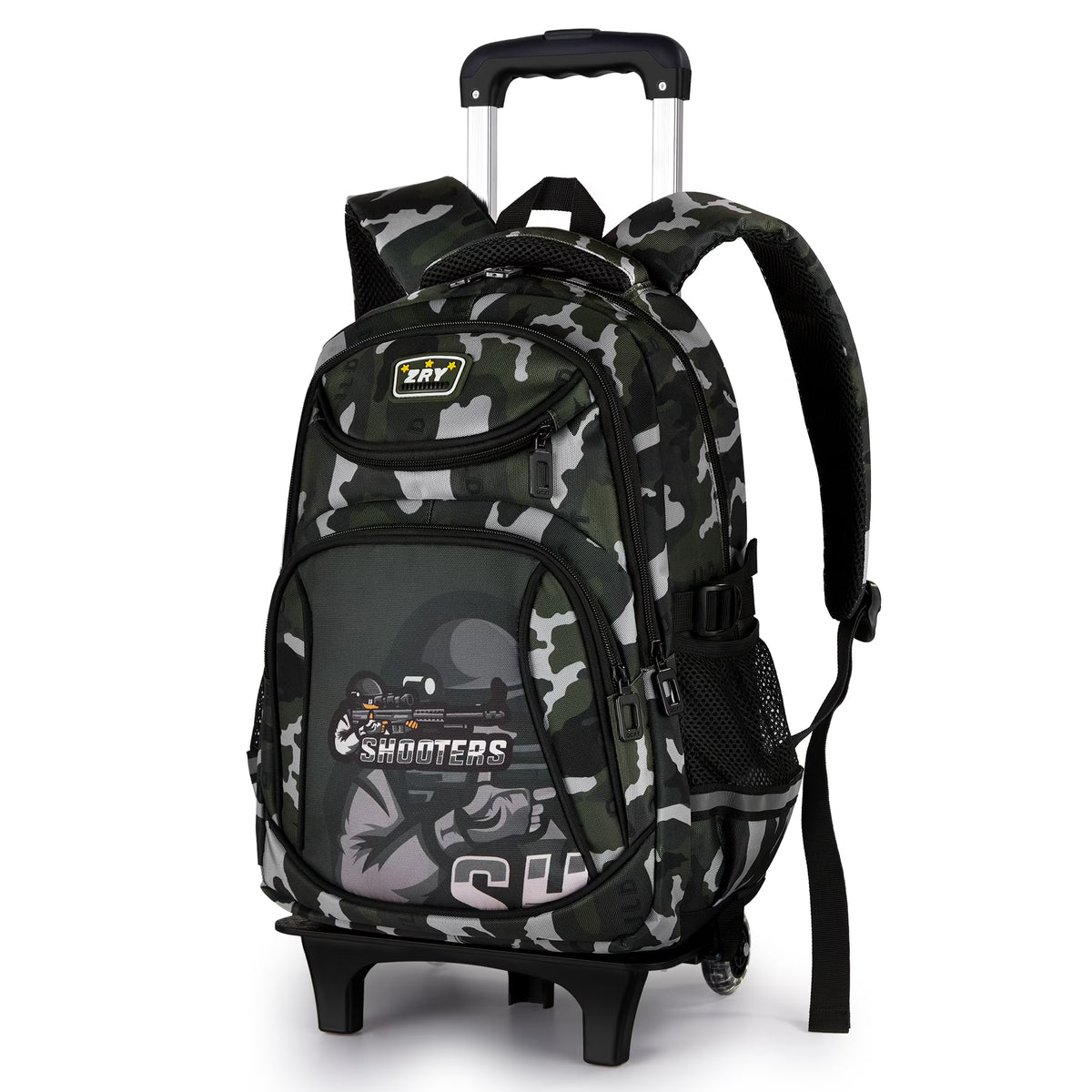 Wheeled Backpack Rolling Daypack Trolley School Bag E344162