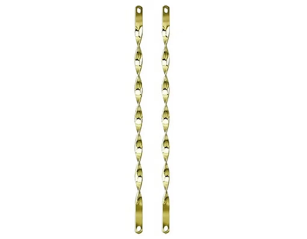 26" Twisted Fork Bars Gold O6822