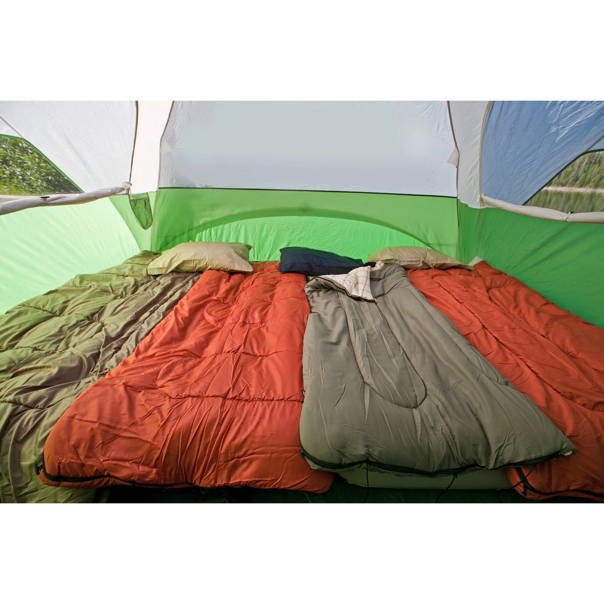 6-Person Dome Tent with Screen Room, Green C650863