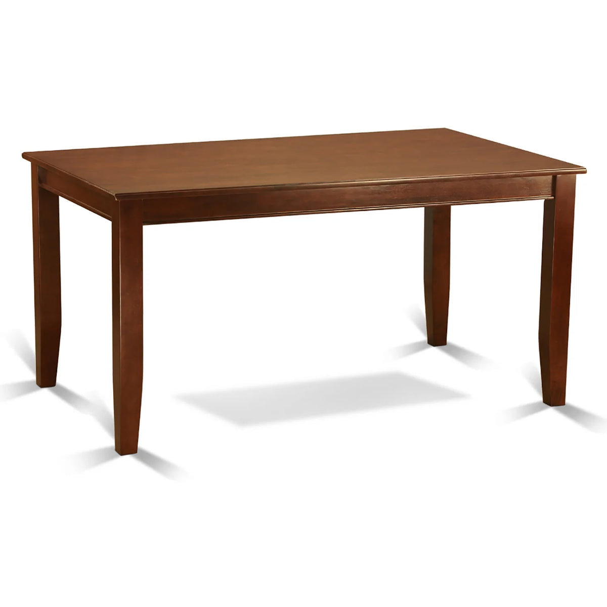 5 Pc Dining Set with Doeskin Fabric Mahogany Finish A95856