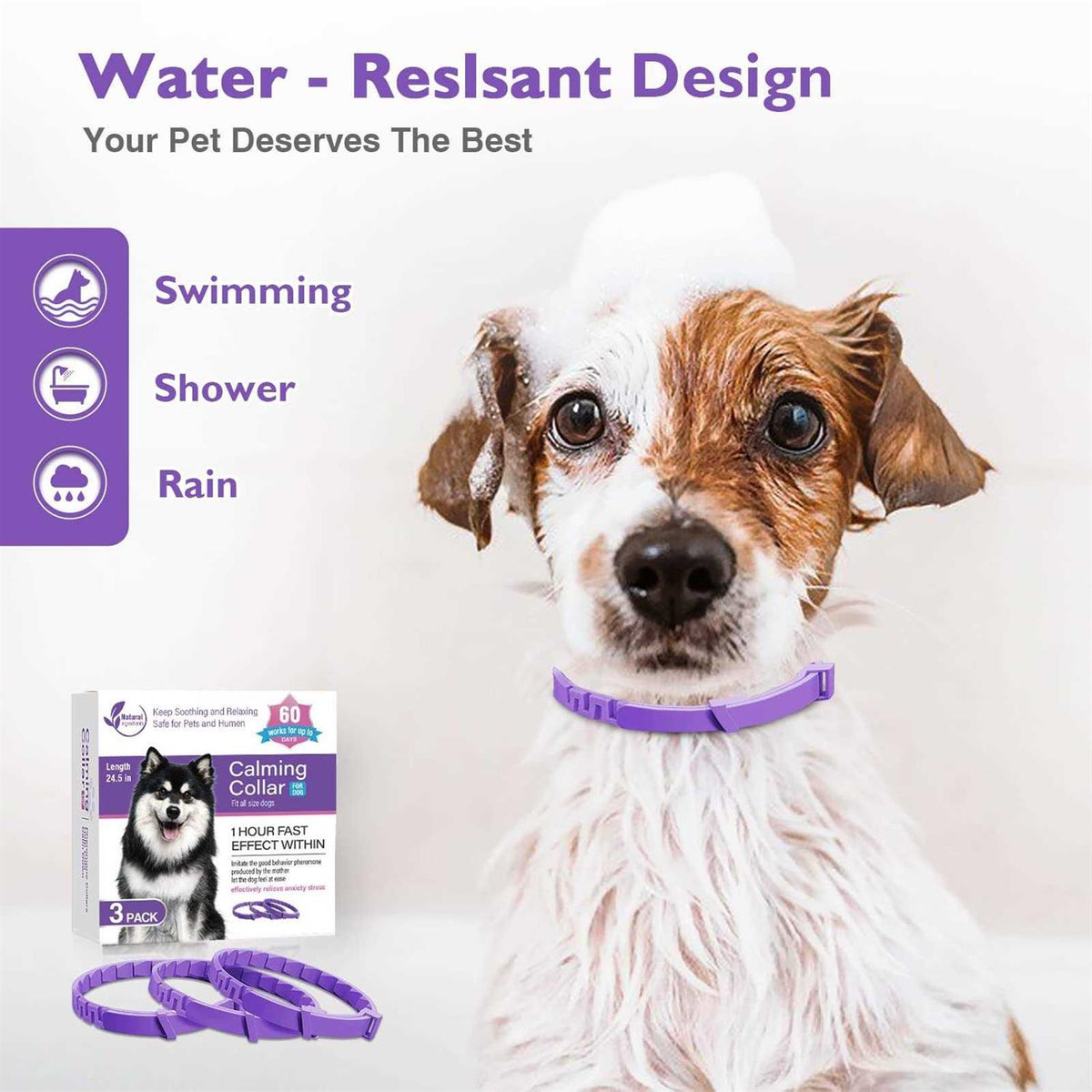 Adjustable Calming Collar 3 Packs L473