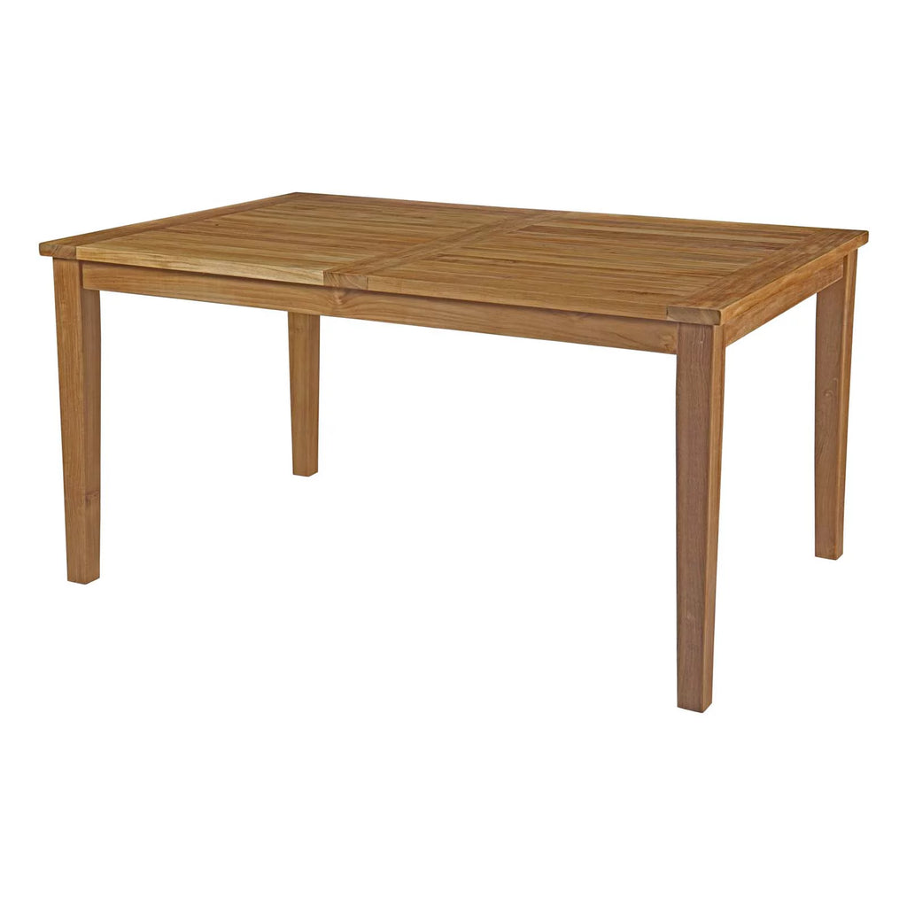 White Wood Dining Chair and Table Set F867272