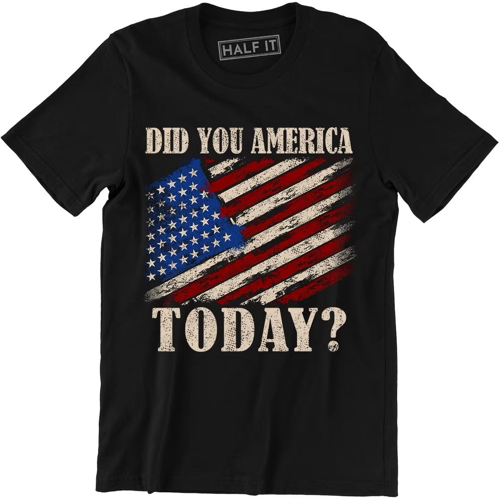 Funny Distressed USA Patriotic T-Shirt R7967