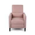 Light Blush Fabric Push Back Recliner U726