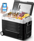 Portable Car Refrigerator 12 Volt 59 Quart Dual Zone Compressor Cooler C94001