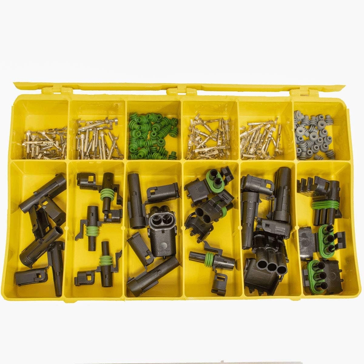 178 Piece Sealed Weatherproof Automotive Electrical Connector Kit U89671