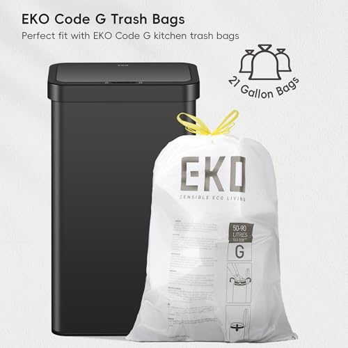 50 Liter Touchless Rectangular Motion Sensor Trash Can L8003