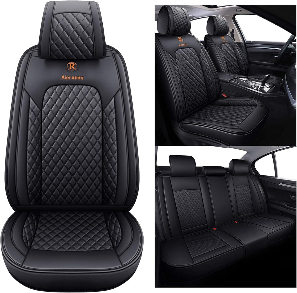 2 PCS Front Leather Waterproof Universal Seat Covers I93601