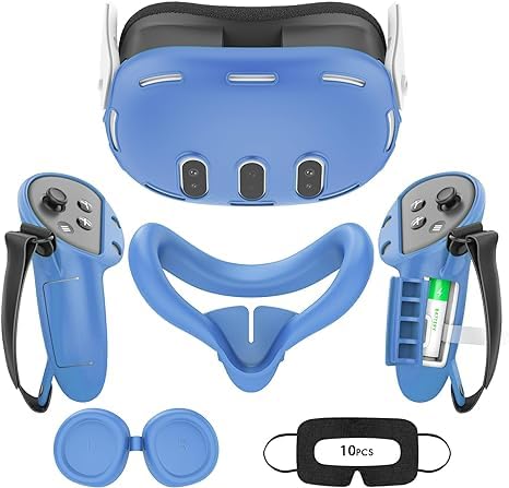 VR Accessory Set with Controller Grip Leather Cover, Shell Cover, Face Cover R92184