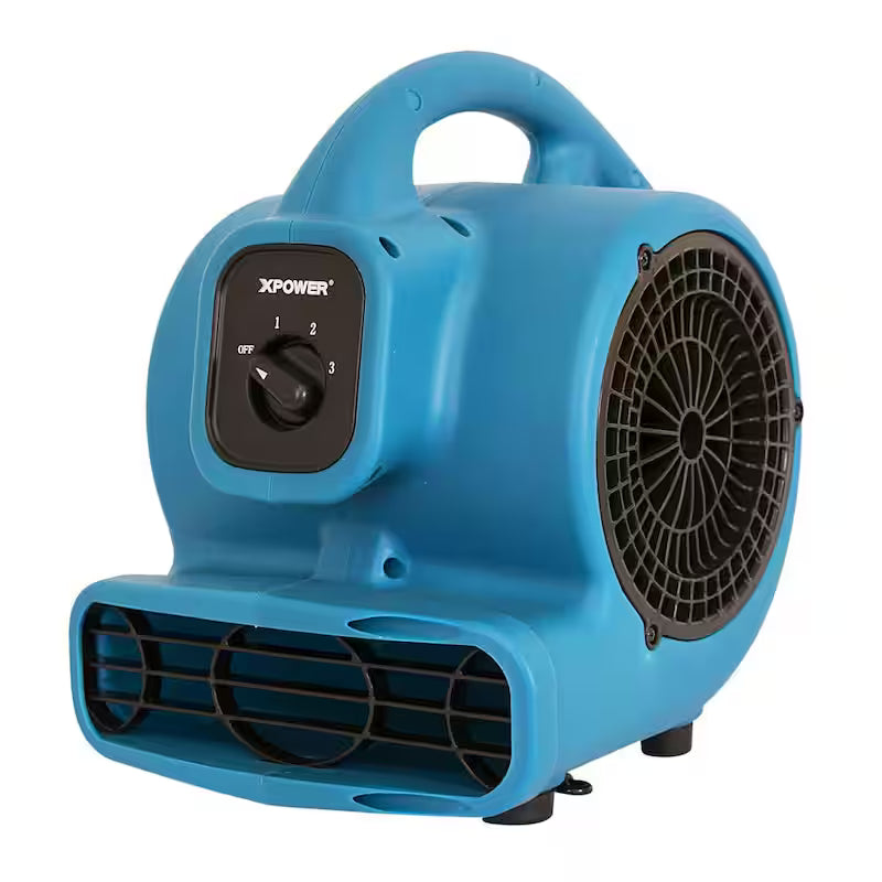 600 CFM 3-Speed Air Mover Utility Blower Fan F5580