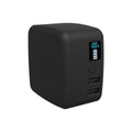 Black PowerCube 10K with Built-in Wall Plug & Car Charger K2431