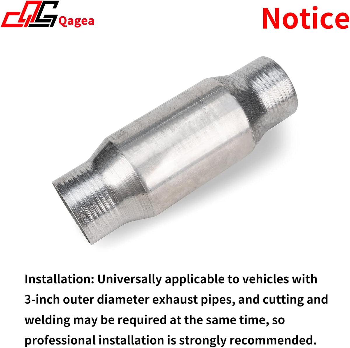 Stainless Steel Catalytic Converter Pack of 2 N334419
