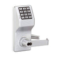 Satin Chrome Cylindrical Digital Lock R111796