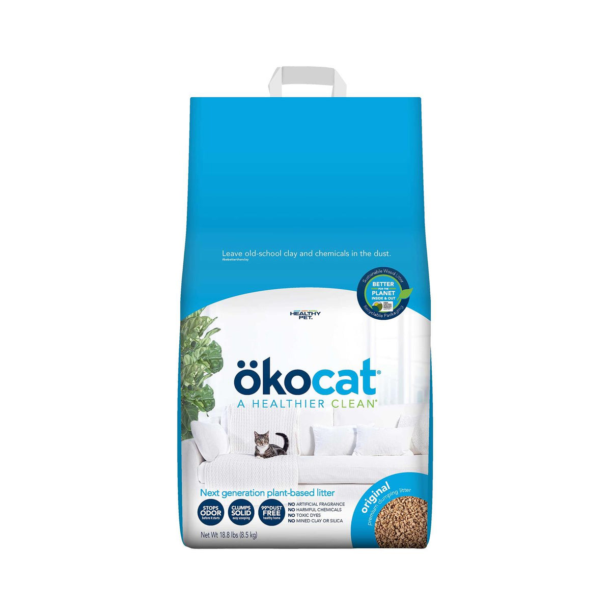 Natural Wood Clumping Cat Litter K9629