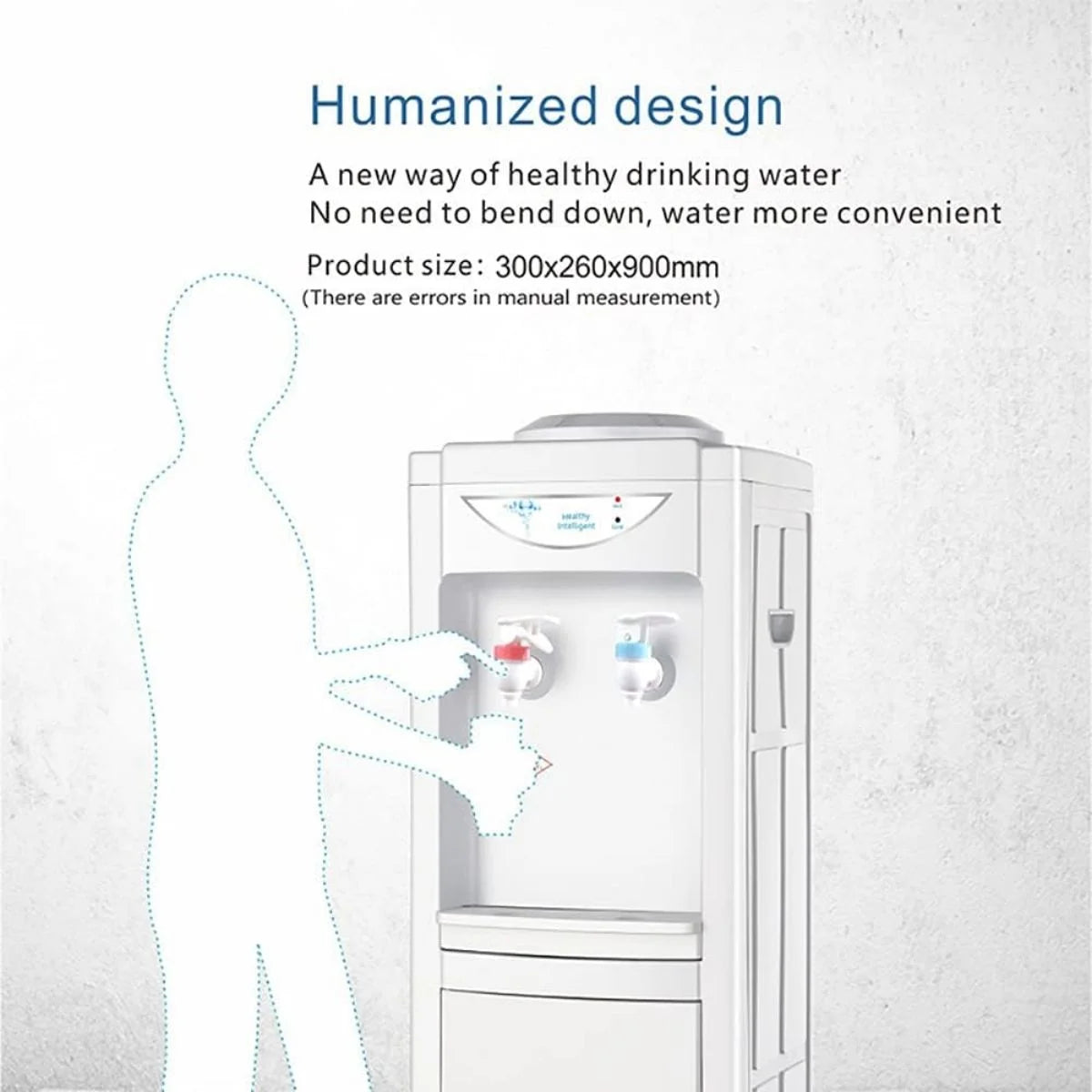 Hot & Cool Top Loading Water Cooler Dispenser with Child Safety Lock D54487