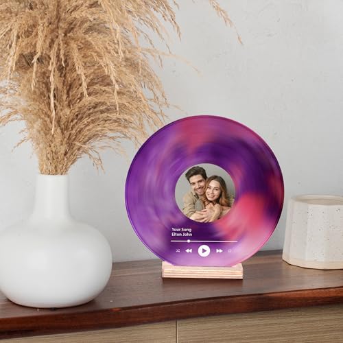 Decorative Vinyl Record with Custom Photo N493