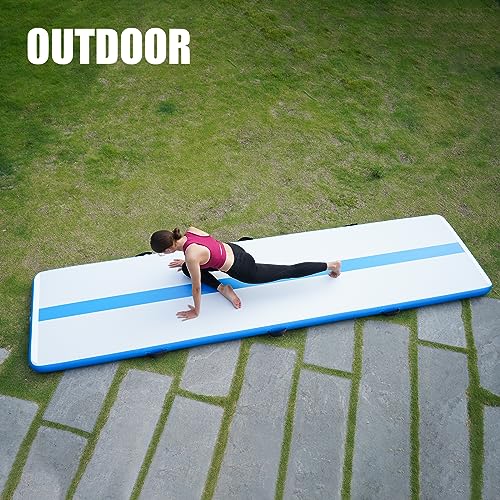 Inflatable Gymnastics Mat 10ft/13ft 4in Thick with Electric Pump W405