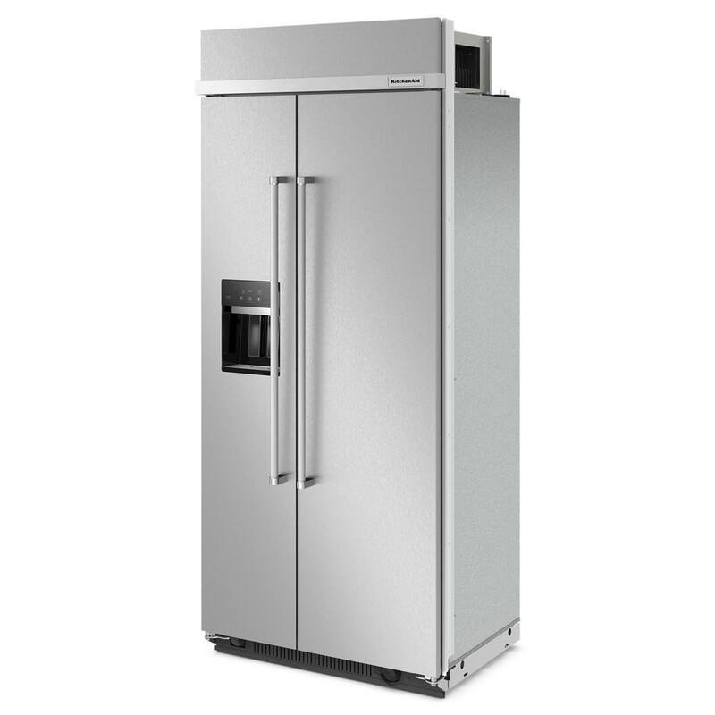 36 in. 20.8 cu. ft. Side-by-Side Refrigerator in Stainless Steel H632