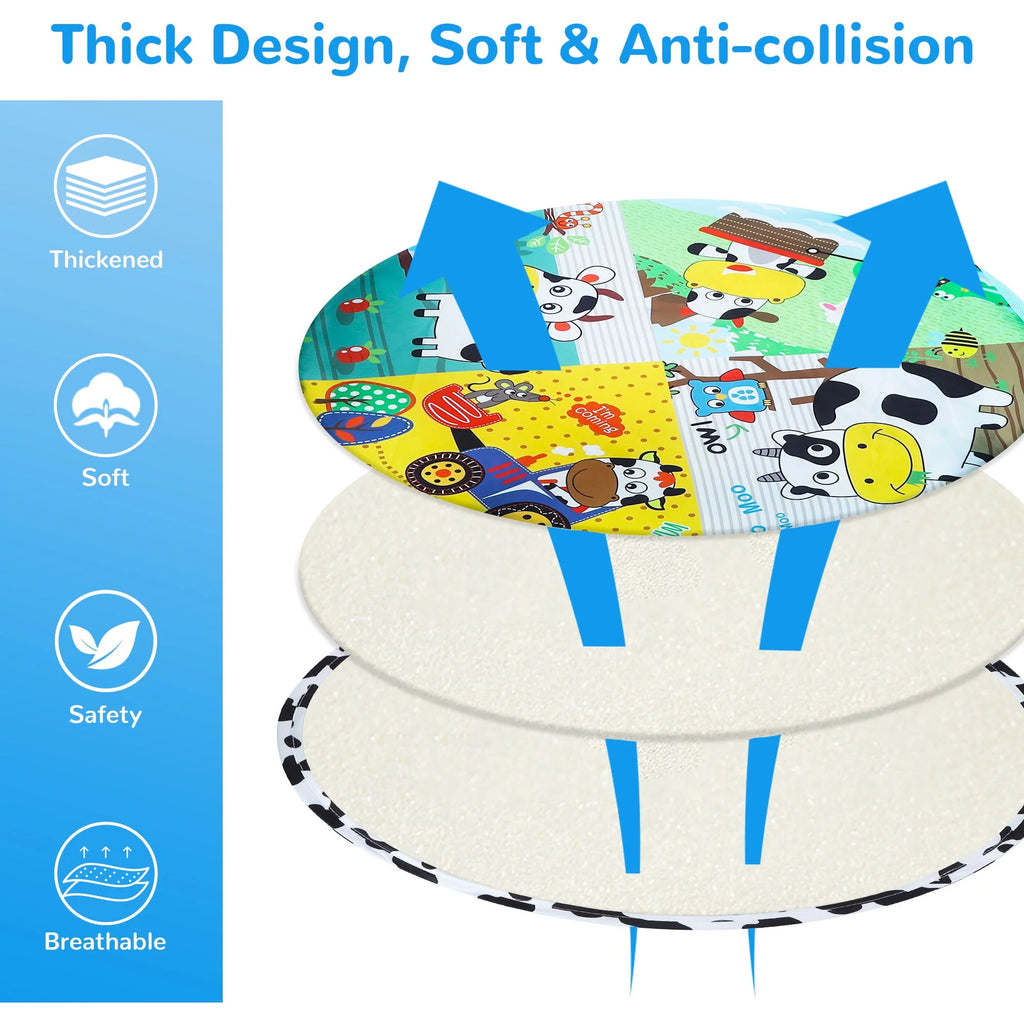 Baby Play Mat with 4 Hanging Toys 30 Balls P284191