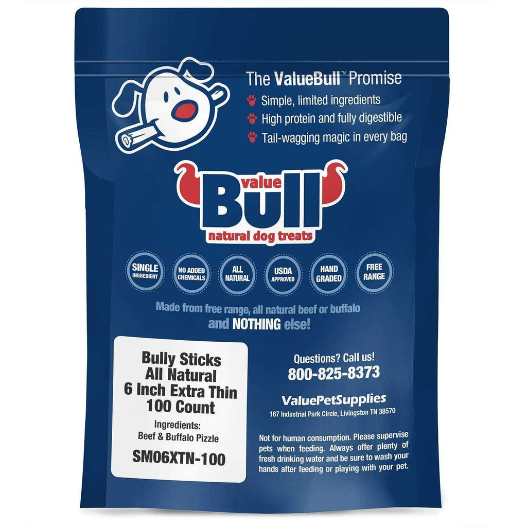 6 inch Bully Sticks for Dogs G8931