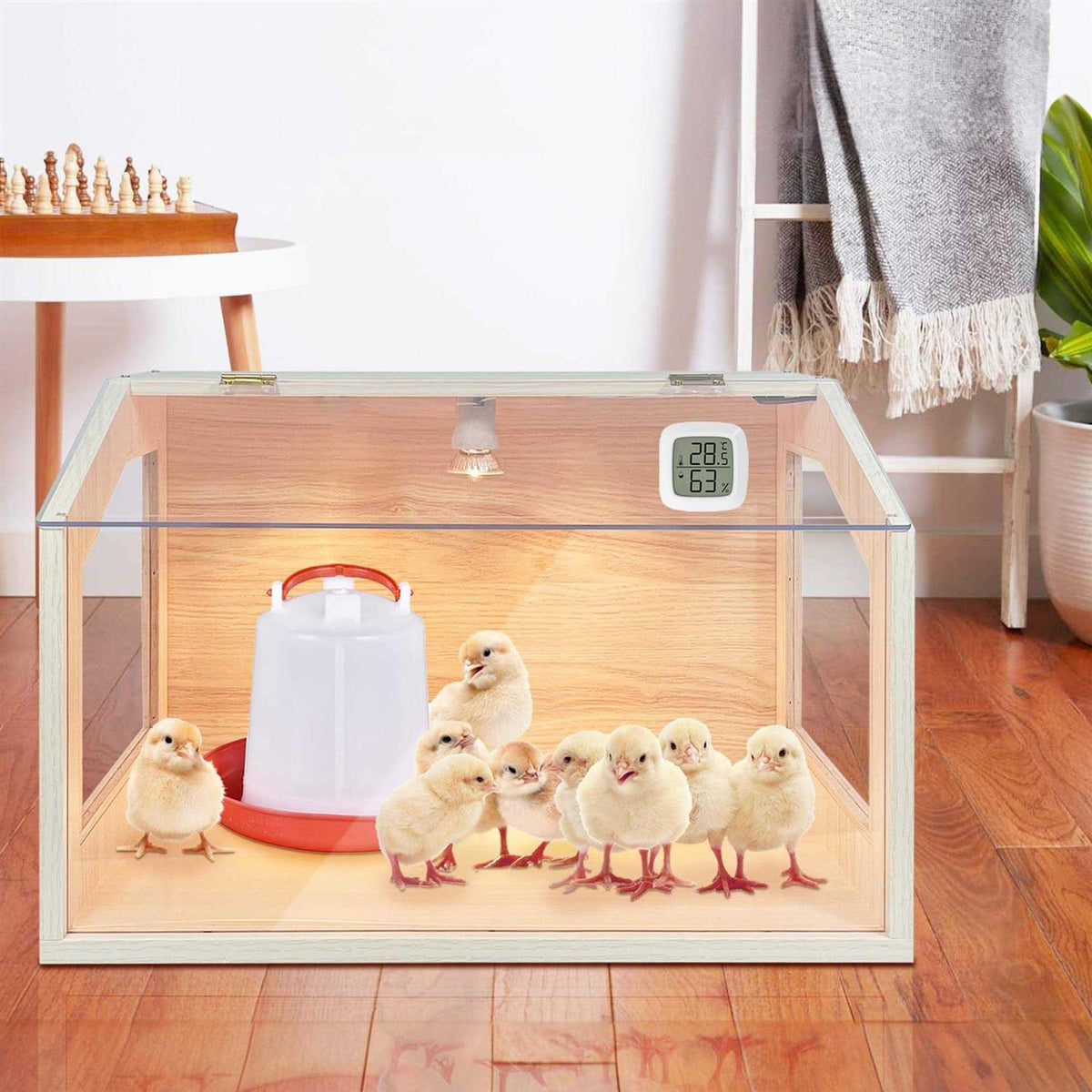 Intelligent Brooder Box with Built-in Heating Lamps T974