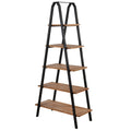 Driftwood Grey Ladder Bookcase A125