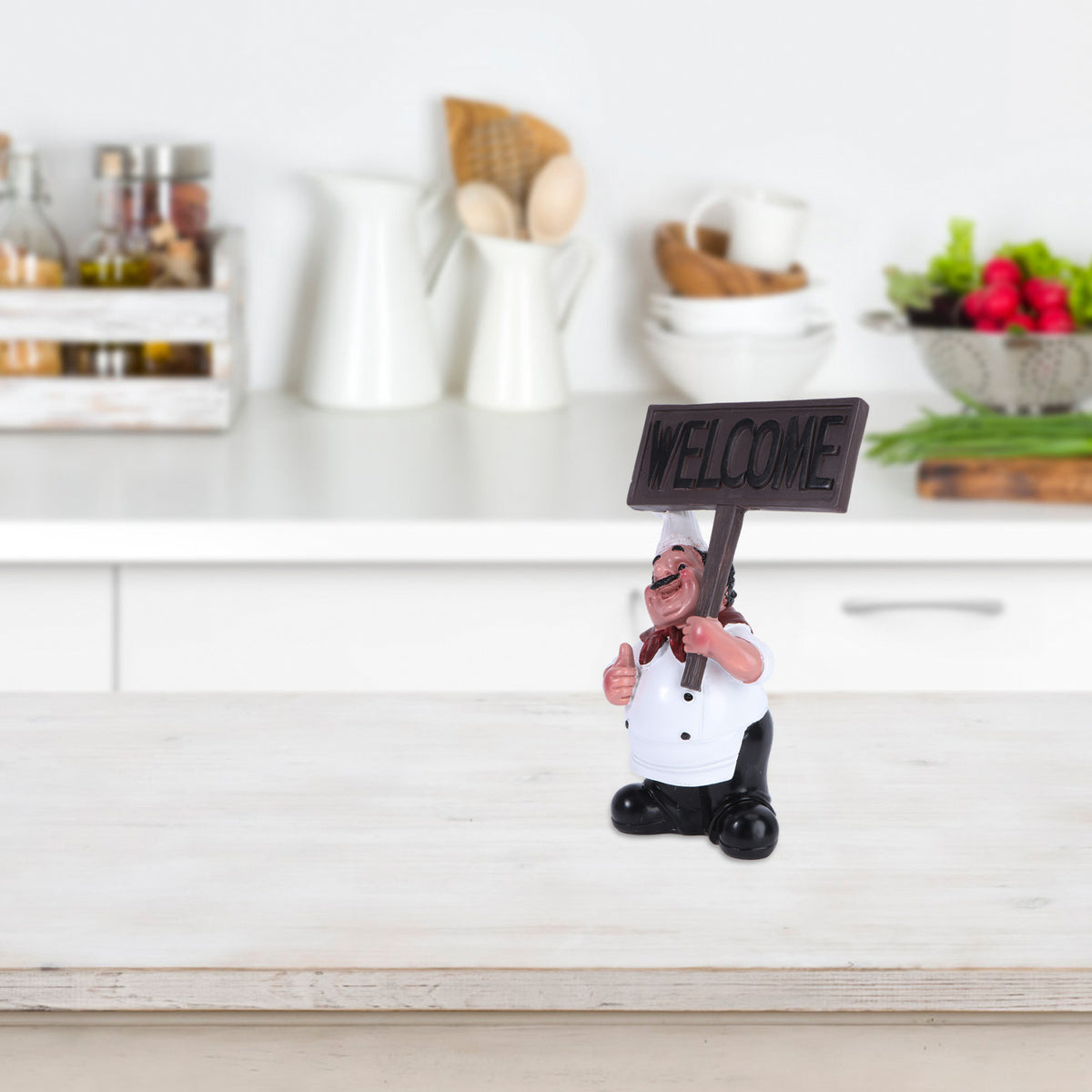 Vintage Resin Chef Figurine Ornament J931