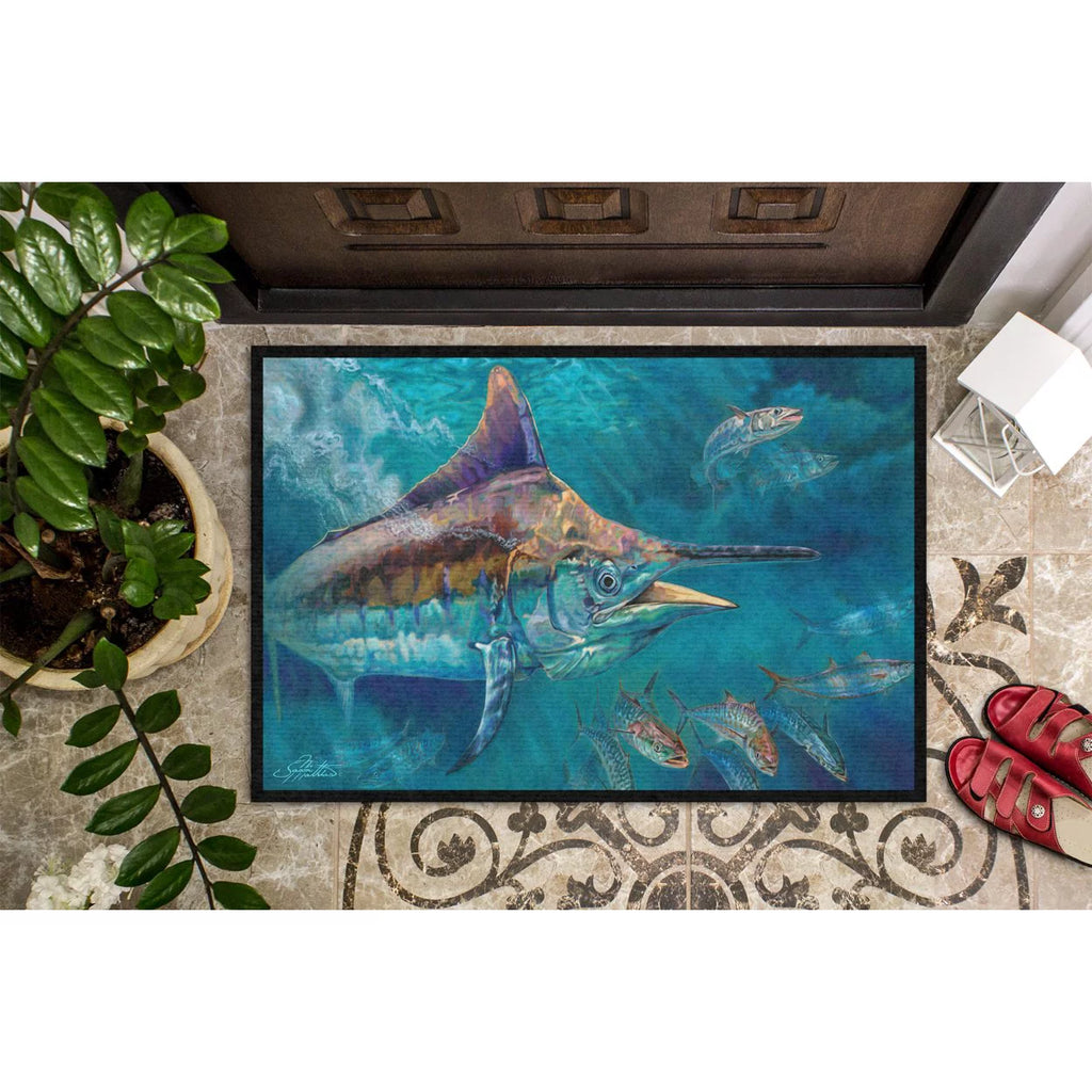 Black Marlin Indoor or Outdoor Mat 24x36 A257496