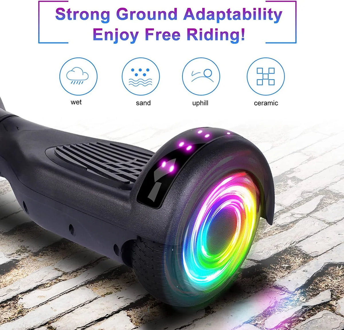 Black 6.5" Electric Self Balancing Scooter G258