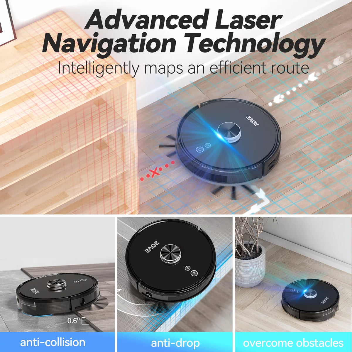Robot Vacuum Cleaner 2000 Pa Suction K63878