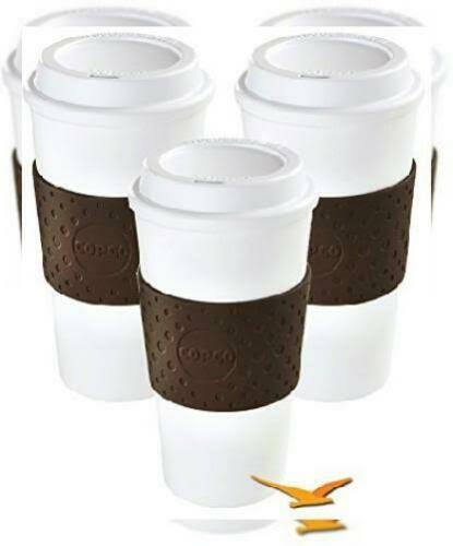 BPA Free Reusable To Go Mug 3-Pack E3462