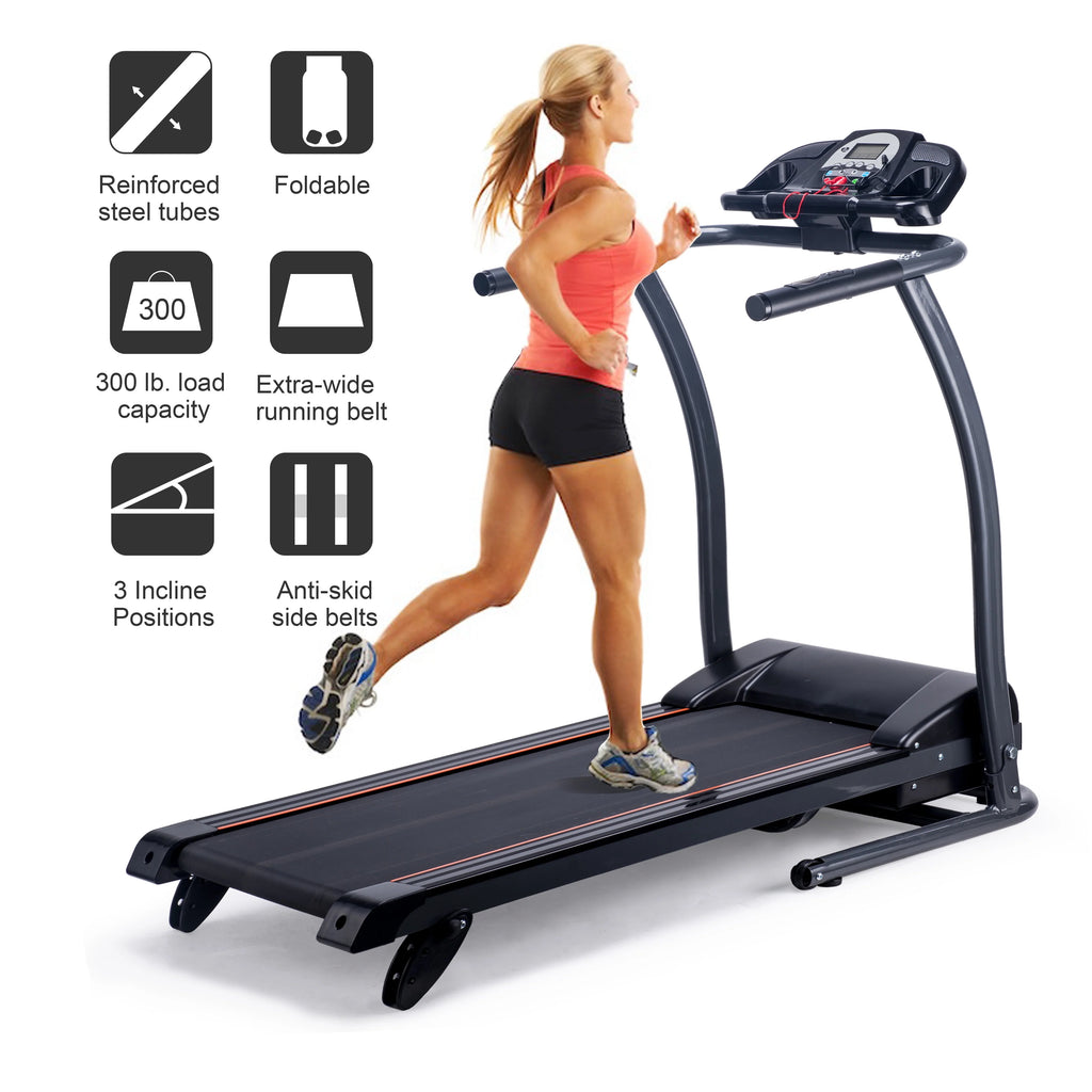 Foldable Incline Motorized Treadmill V843