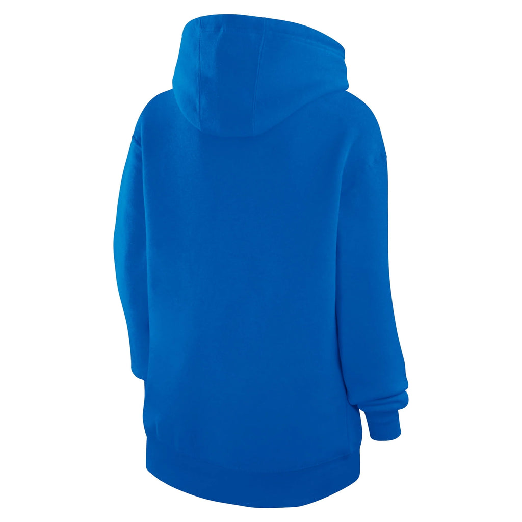 Blue Dot Print Pullover Hoodie I2256