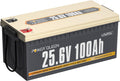 25.6V 100Ah 2.56kWh Deep Cycle LiFePO4 Battery with 100A BMS H164346