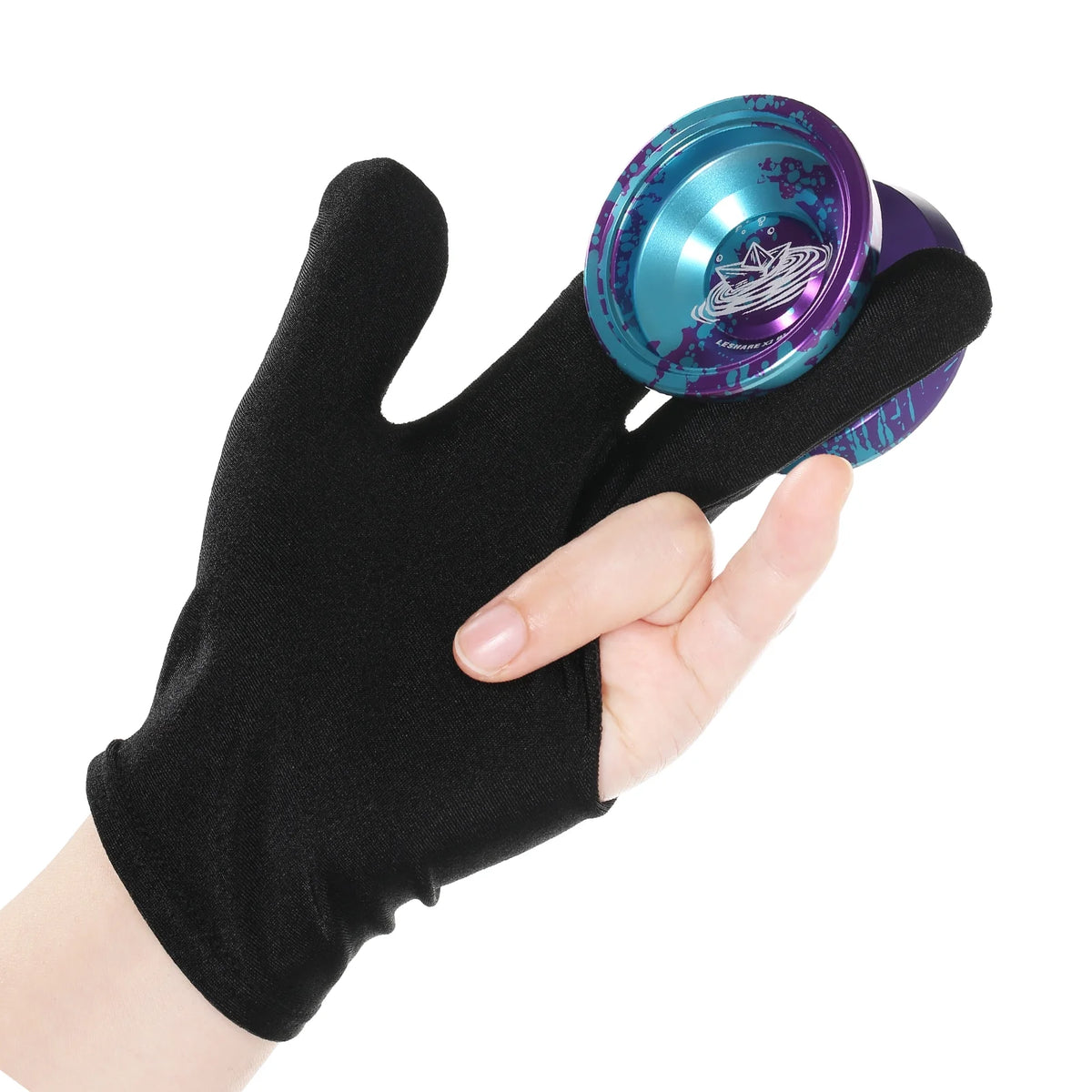 Aluminum Yoyo Ball with Bearing Strings Glove Storage Case D80134