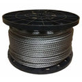 1/8 inch Stainless Steel Aircraft Cable Wire Rope 7x19 Type 304 (1500 Feet) W41619