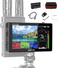 5.5 Inch 3000nit Touch Screen On-Camera Field Monitor with F970 External Power 4K HDMI Input Output G385