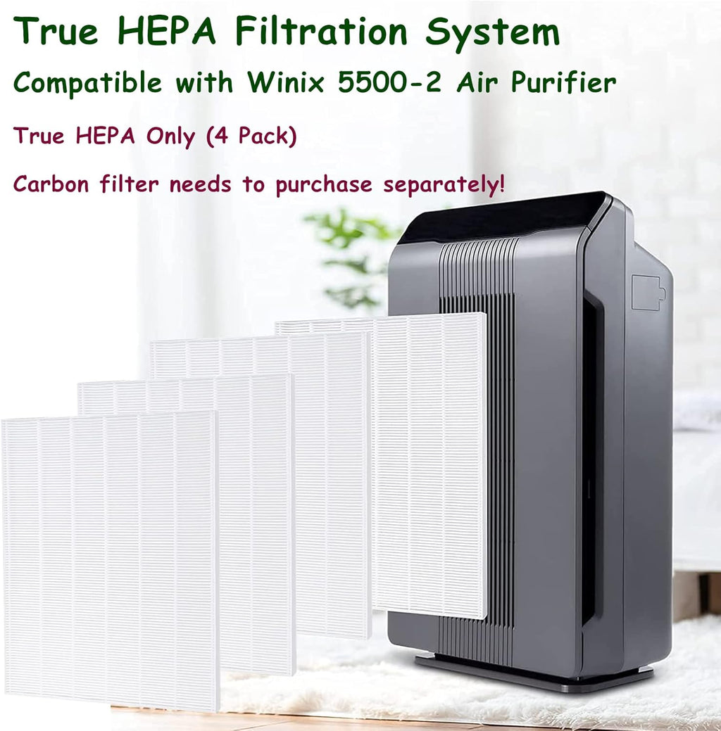 HEPA Replacement Filter 4 Pack S12006