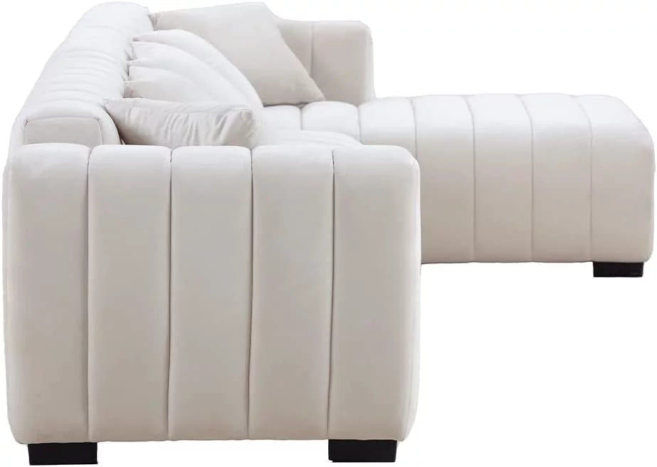 139" L Shaped Sectional Sofa with Ottoman D477350