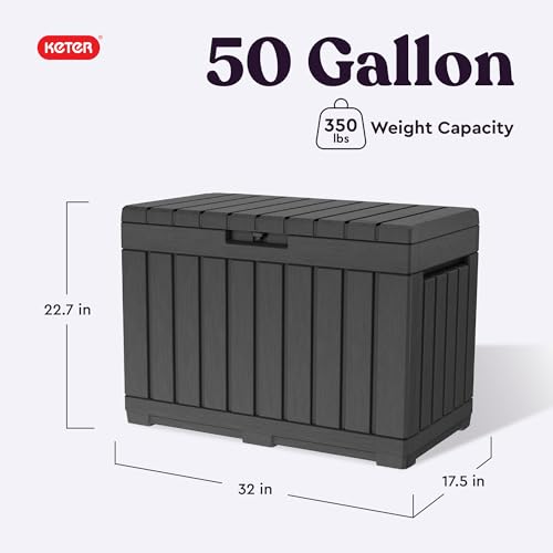 50 Gallon Resin Deck Box L133