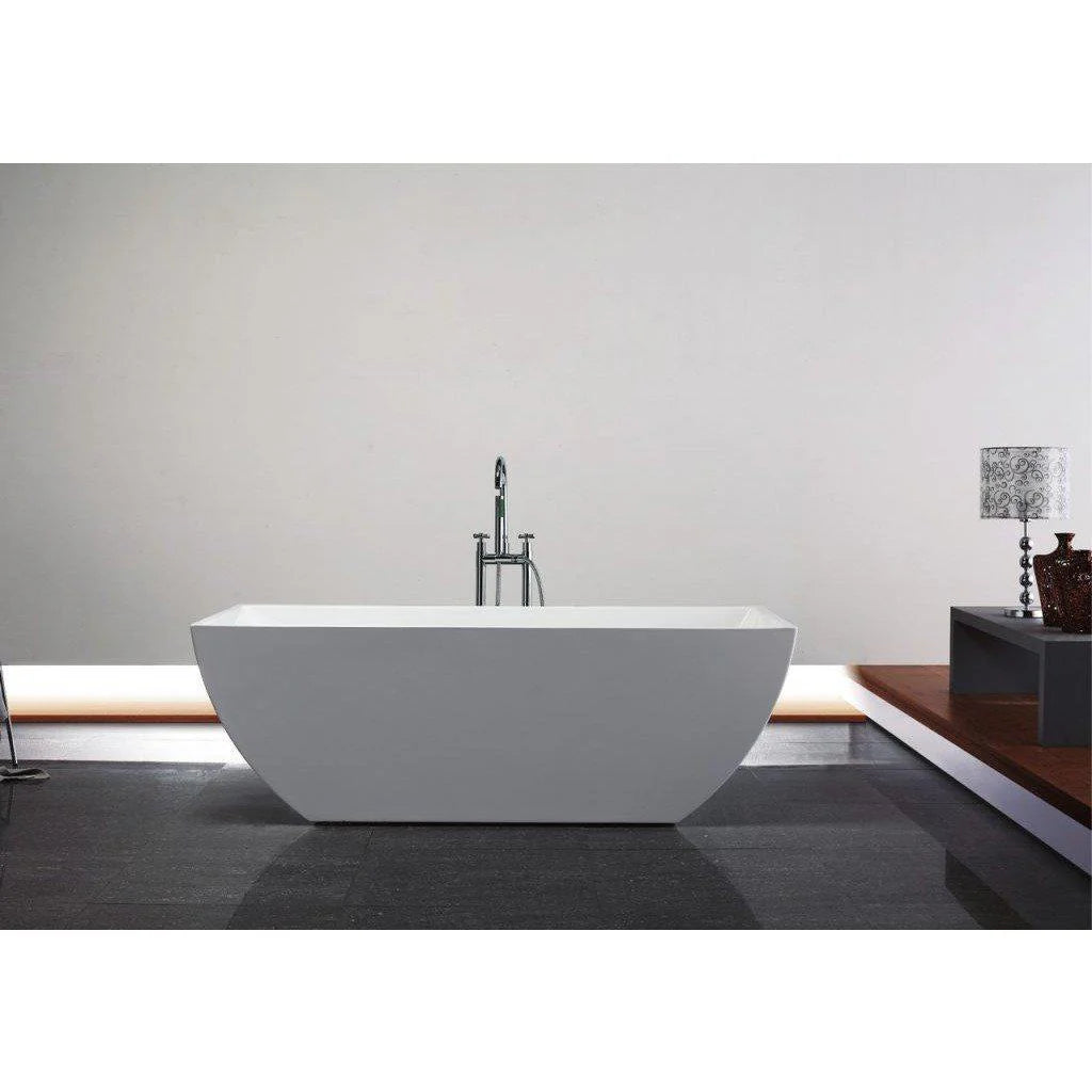 67'' White Free Standing Bathtub K64077