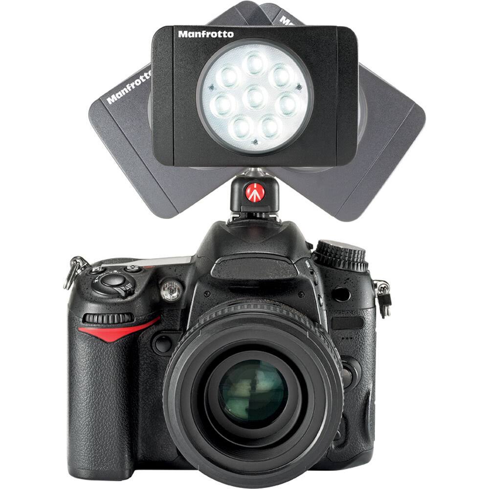 Black On-Camera LED Light U687714