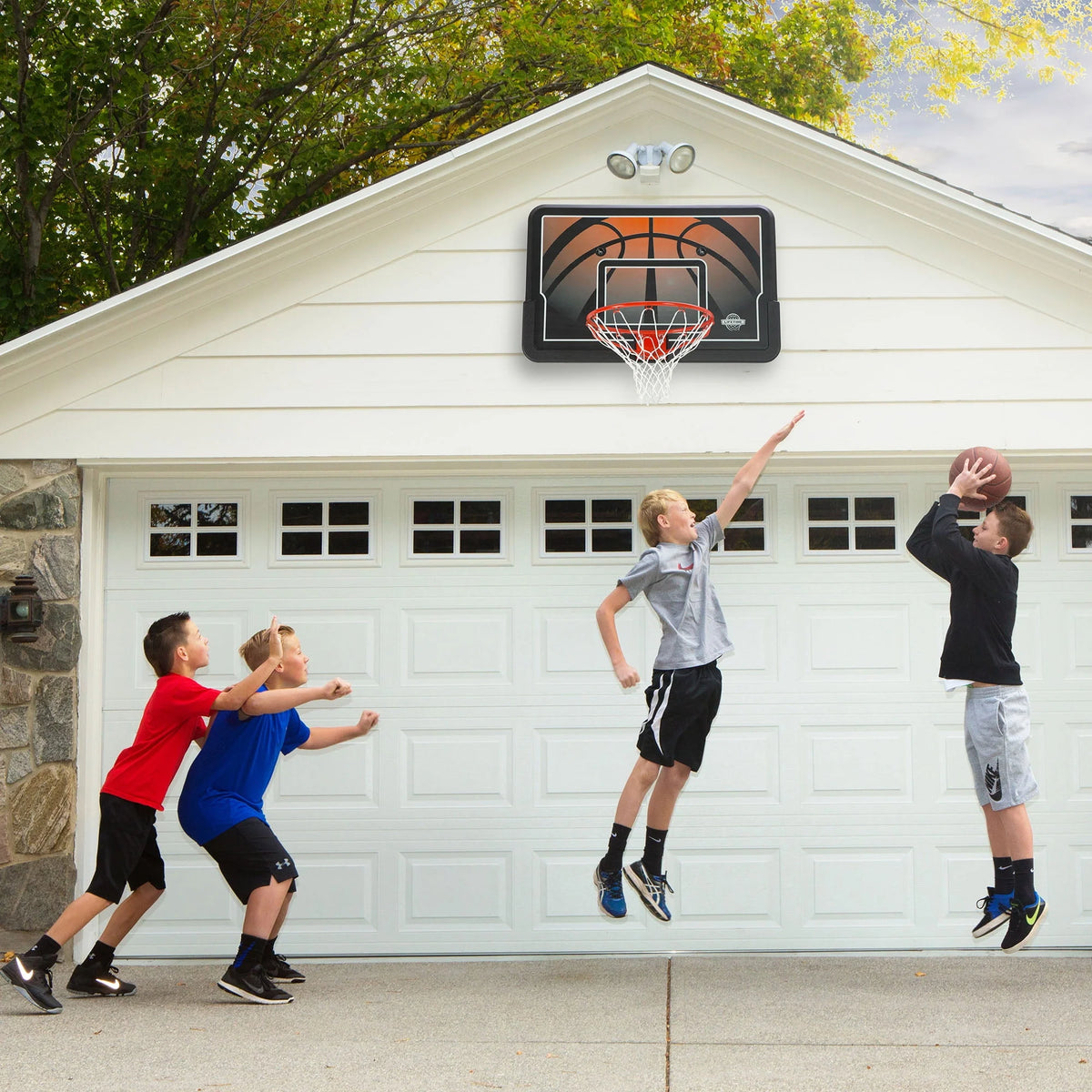 44 inch Basketball Backboard and Rim Combo B2690