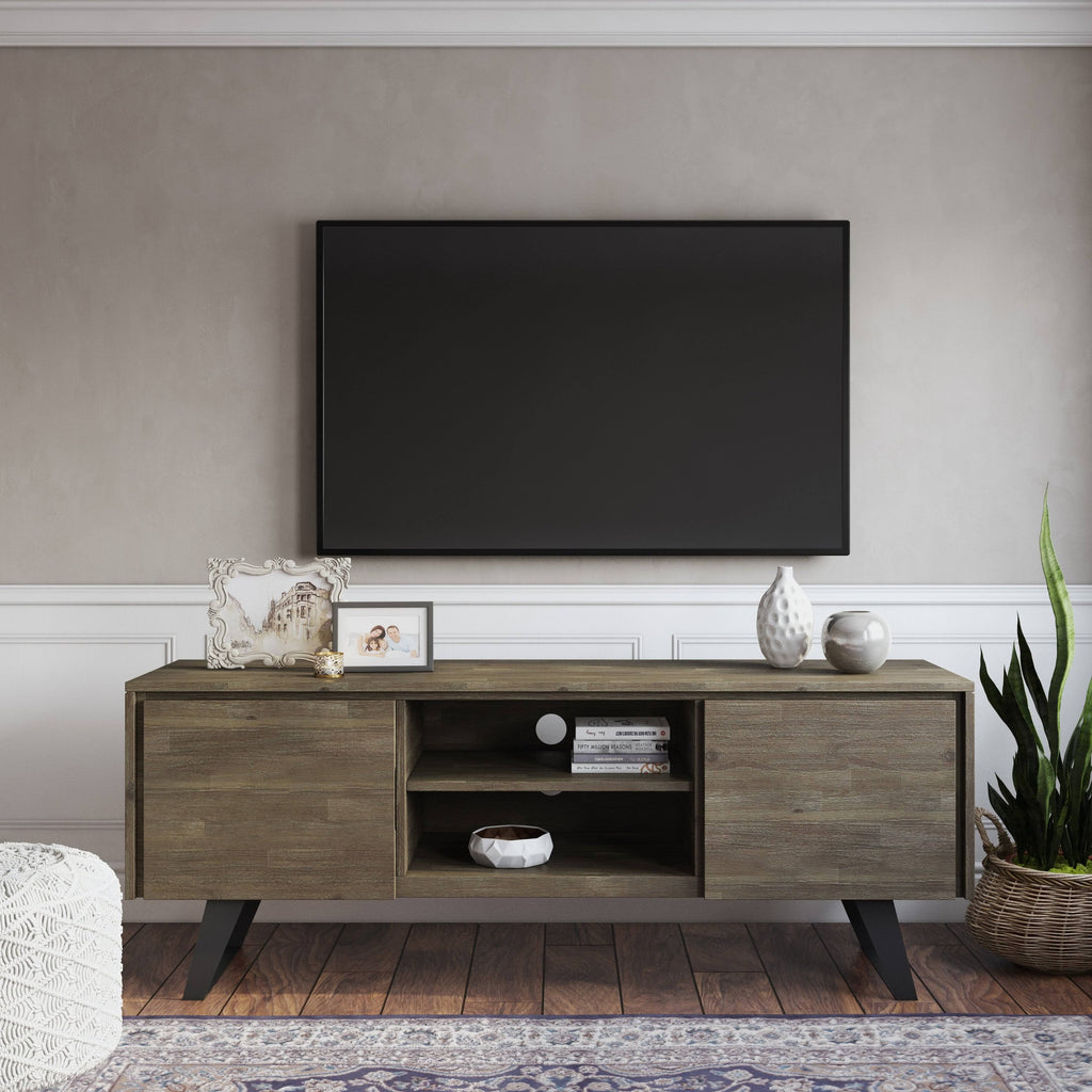 Solid Acacia Wood TV Media Stand F793