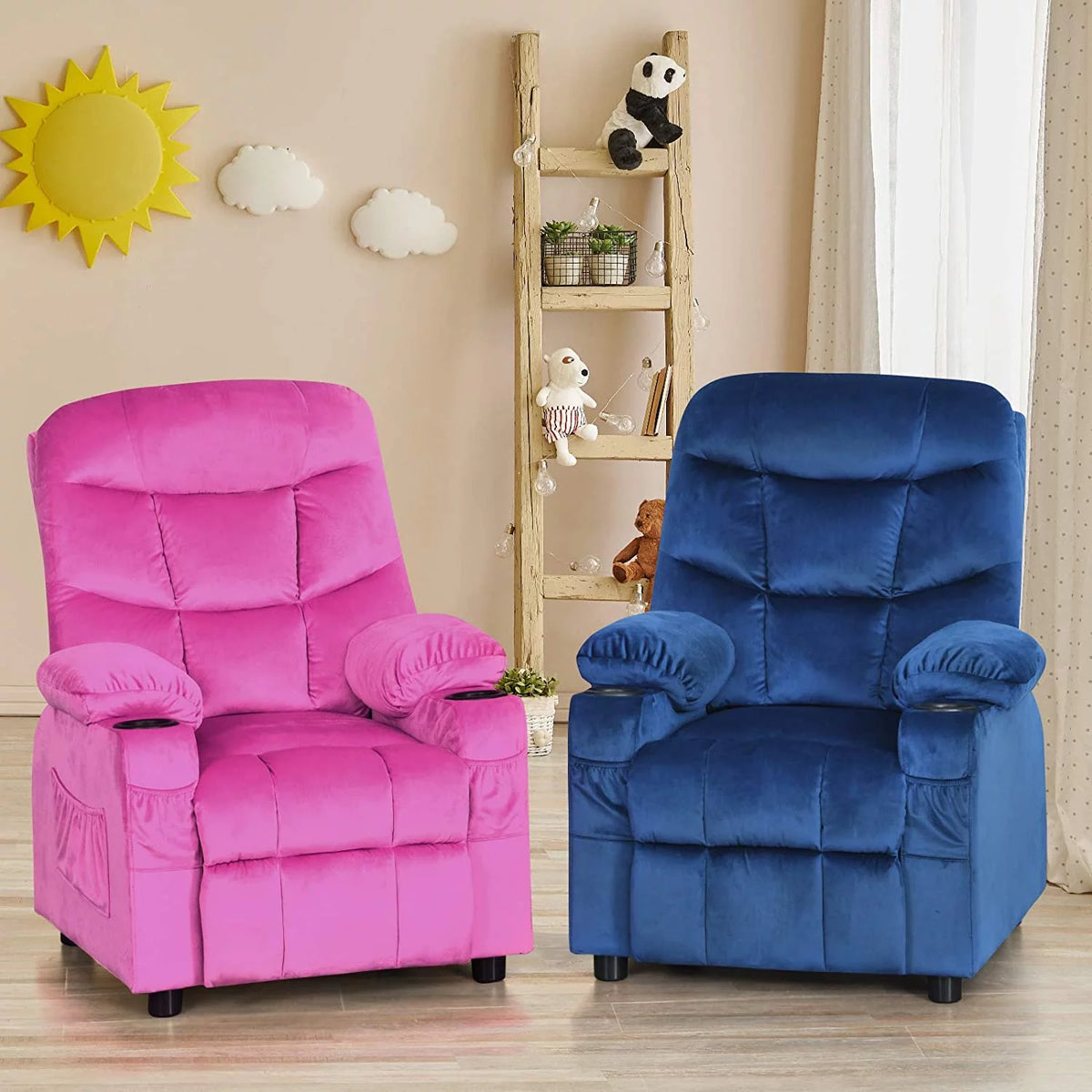 Kids Recliner Chair with Cup Holder L926