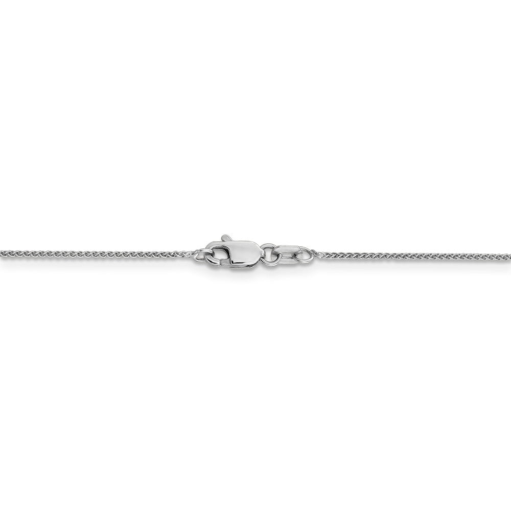 14K White Gold .8mm Baby Wheat Chain F462298