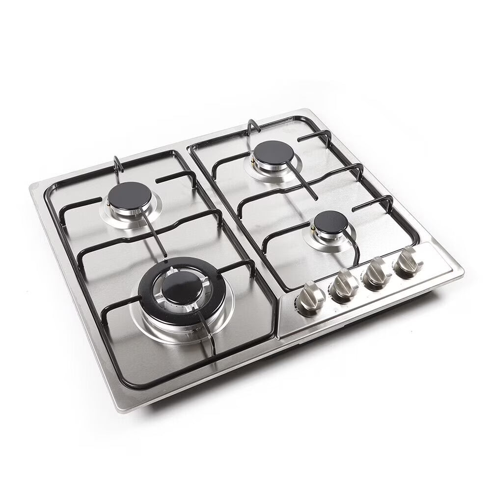 Stainless Steel Built-in Gas Cooktop 4 Burners Natural gas LPG K896