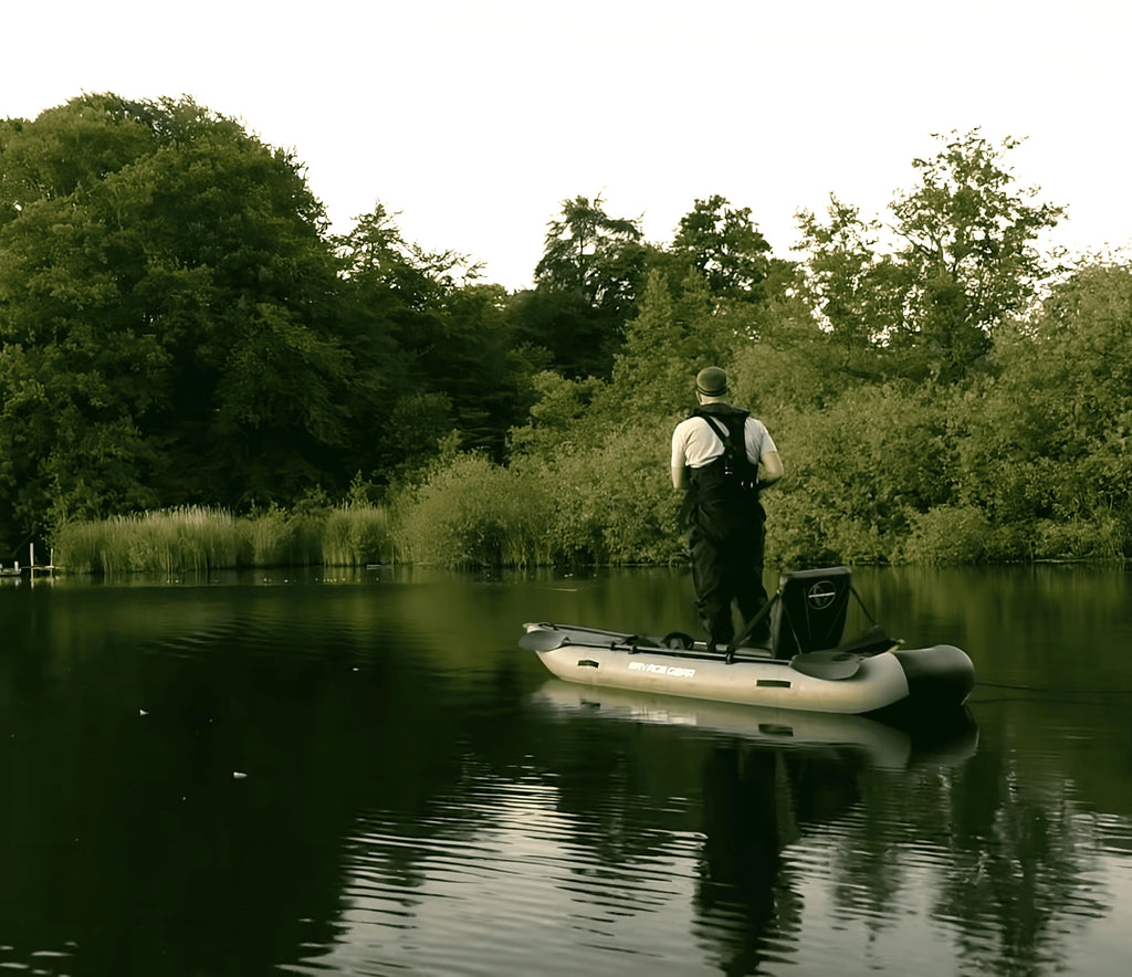 Inflatable Kayak Fishing Boat Set with Seat, Pump, Paddle, Repair Kit, Grey PVC G737